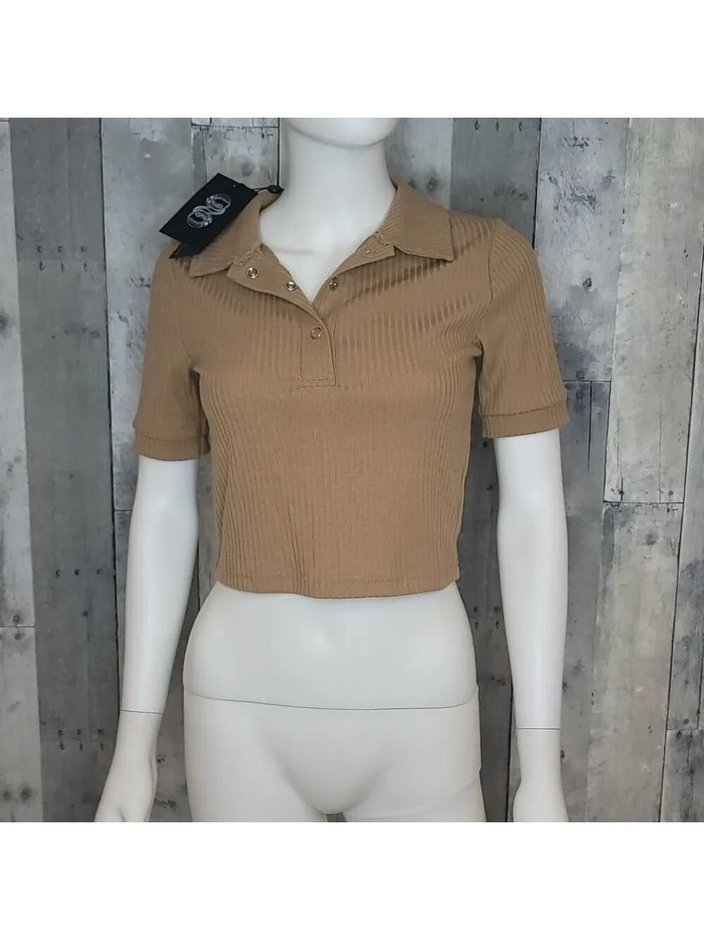 THE Fifth Label Micro Top Tan - Picture 3 of 10